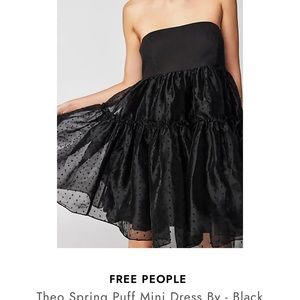 Free People Theo Summer Puff Mini Dress